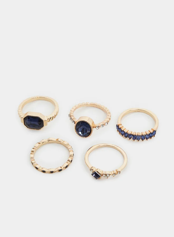 Styli Styli Set of 5 - Embellished Rings